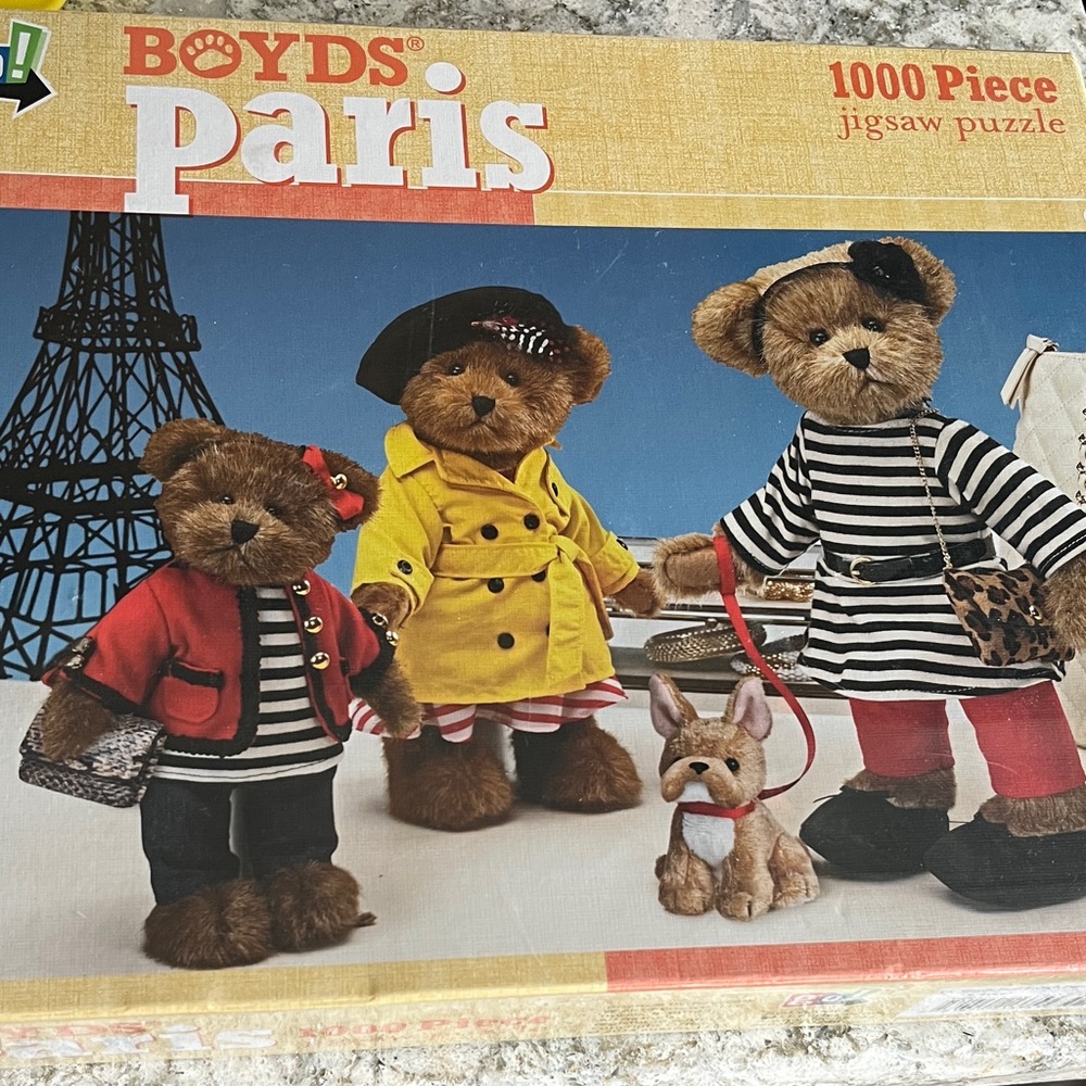Boyd’s Paris Teddy Bear Jigsaw Puzzle - 1000 Pieces